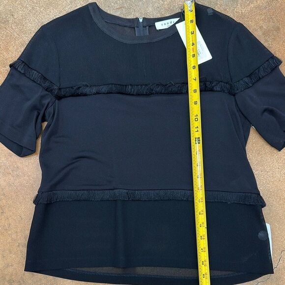 Sandro Black Eurielle noir 3 NWT - Picture 7 of 7